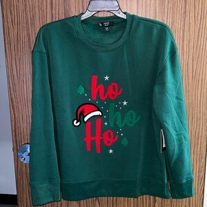 NWT Ashley Blue “Ho Ho Ho” sweatshirt
